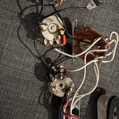 1990 Fender American Standard Stratocaster Original USA Pickups & Wiring Harness image 6