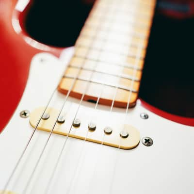 1988–1989 Fender Japan Stratocaster – MIJ / H-Serial / Candy Apple Red / Maple Neck / Hard Case image 4