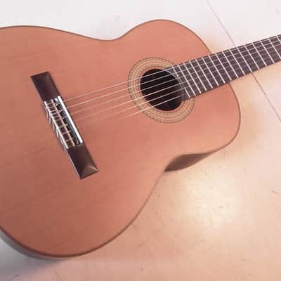 Konzertgitarre Amano 5C-OP - Natur mit Soundport seitlich image 1