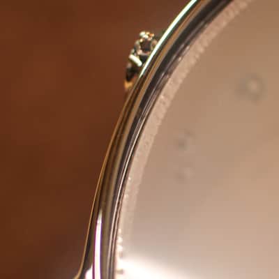 DW 6.5x14 Collector's 3mm Wrinkle Coat Aluminum Snare Drum - DRVA6514SVC image 6