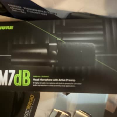Shure SM7B Cardioid Dynamic Microphone (Never Used)