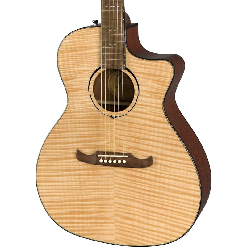 Fender FA-345CE Auditorium Acoustic Electric Guitar -Walnut Fingerboard, Natural image 1