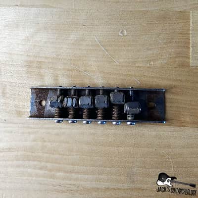 Teisco / Matsumoku MIJ Electric Guitar Bridge w/ Mute Bar (1960s) image 4