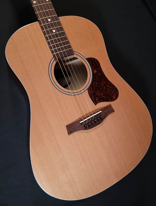 Seagull S6 Original Cedar/Cherry Dreadnought 2010s - Mahogany Bild 1
