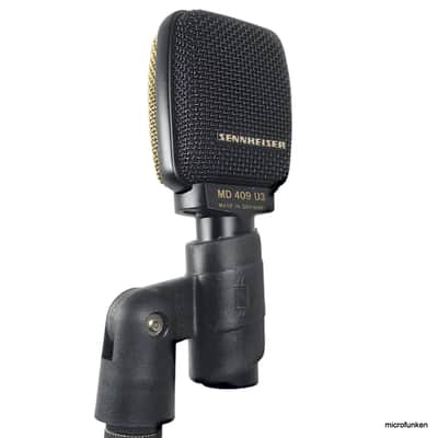 Sennheiser MD409-U3 ✓Serviced 80s Vintage Dynamic Microphone # 11930 image 5