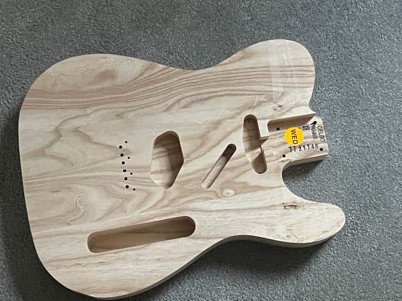 Fender Unfinished Ash '51 Vintage Style Telecaster Body 4lb 14oz image 1