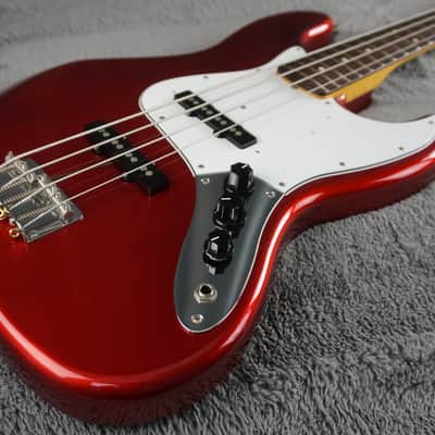 Fender JB62 Jazz Bass 1993 - Candy Apple Red - Japan - Rosewood Fretboard image 5