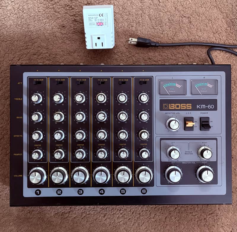 Boss KM-60 6-Channel Mixer 1970s - Black image 1