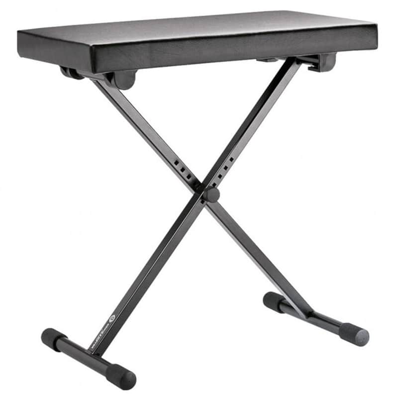 K&M 14065 -55 Keyboardbank Kunstleder schwarz image 1