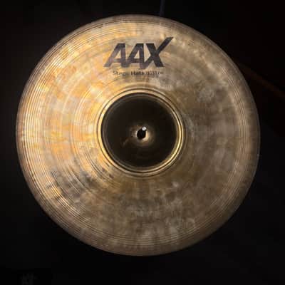 Sabian 13" AAX Stage Hi-Hat Cymbals (Pair) 2002 - 2011 - Brilliant image 4