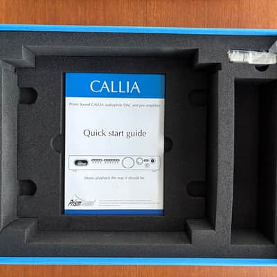Prism Sound CALLIA Reference DAC, Pre and Headphone Amplifier image 4