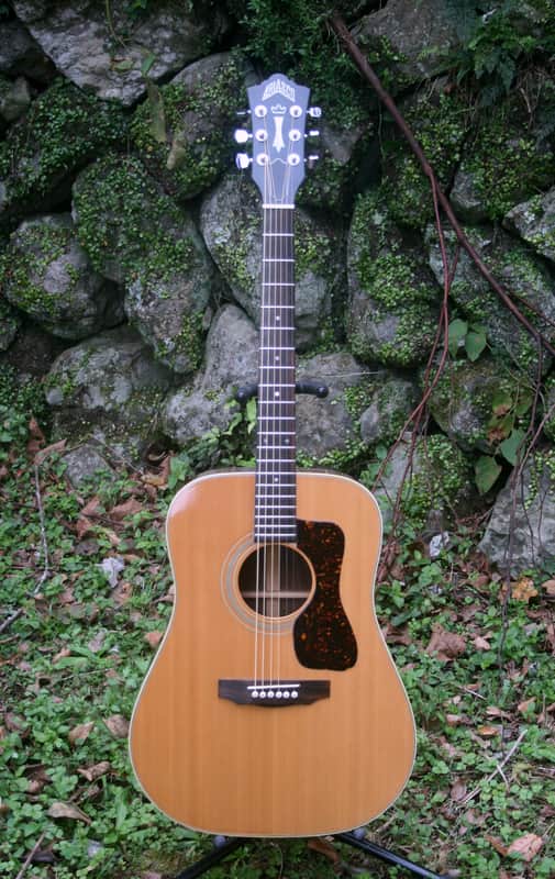 Aria GL-350 Guild D40 copy by Matsumoku Japan 1975 Natural+Hard