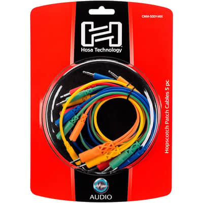 Hosa Hopscotch 3.5mm TS Eurorack Patch Cables - Various Lengths (5-Pack) image 3