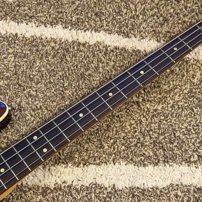 Killer Curly Maple NECK! 2007-2010 Fender AJB-110DMC Aerodyne Jazz Bass Dimarzio Pups Flame Shadow image 4