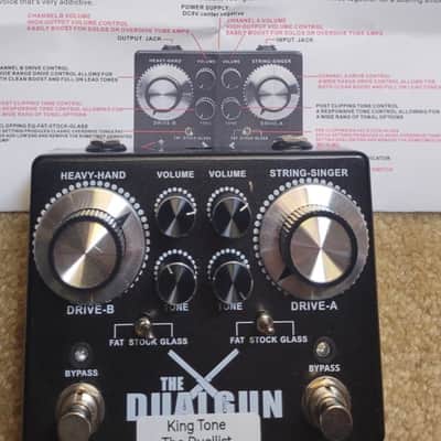 Demonfx Dual Gun 2 Channel Blues/Rock Overdrive - Based on King Tone The Duellist image 2