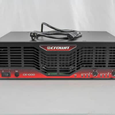 Crown CE1000 Power Stereo Amp Formerly Church Owned Fully Functional image 1