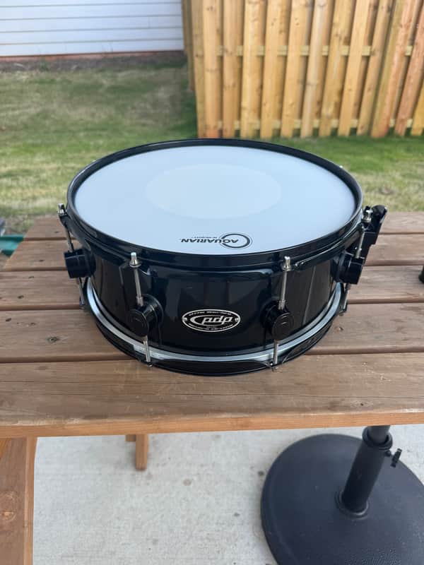 PDP 805 birch snare drum Early 2000s - Black gloss image 1