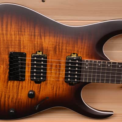 Ibanez RGA series RGA42FM Electric Guitar Flat Dragon Eye Burst image 3