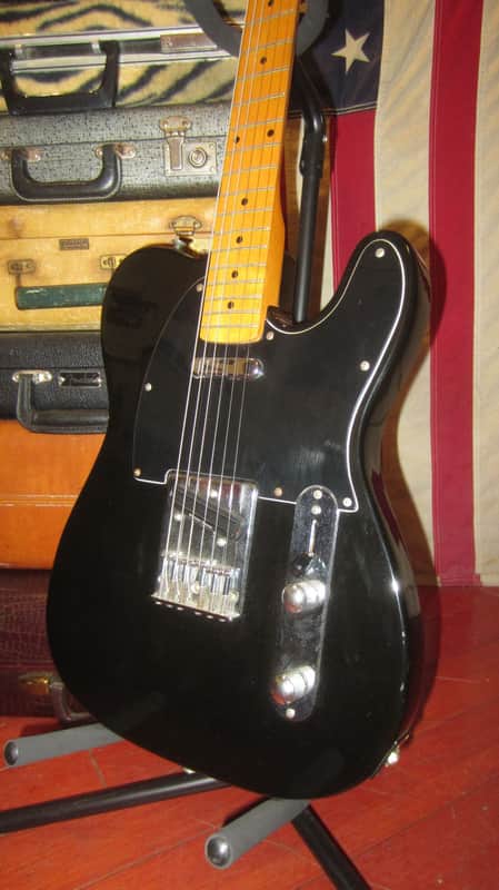 ~1998 Epiphone Telecaster Black image 1