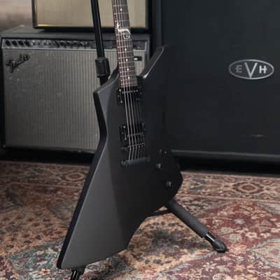 ESP LTD James Hetfield Signature Snakebyte Electric Guitar - Satin Black with Hardshell Case image 12