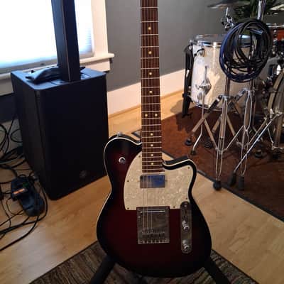 Reverend Crosscut with Rosewood Fretboard 2022 - Metallic Red Burst image 1