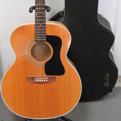 Guild USA JF-30 1996 Acoustic/ Electric 6 String Guitar w/ Case Natural image 1