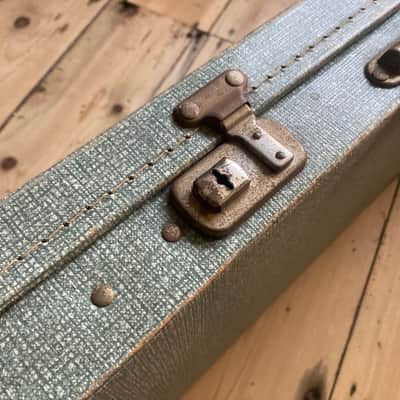 Vintage 1950s 60s Compressed Card Electric Guitar / Short Scale Bass Guitar Case image 9