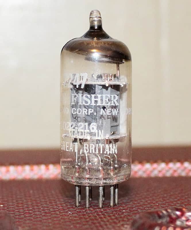 MULLARD 12DW7 7247 SHORT PLATES HALO GETR TEST NOS+ MINTY VINTAGE 1961 image 1