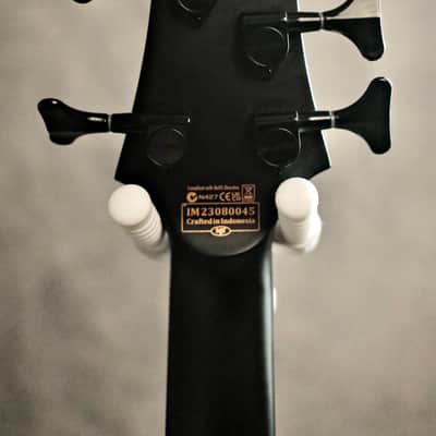 Schecter Stiletto Stealth-5 Active 5-String Bass 2010s - Satin Black image 9