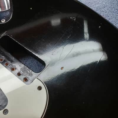 Fender Stratocaster Body Highway One Road Worn Black 2009 image 5