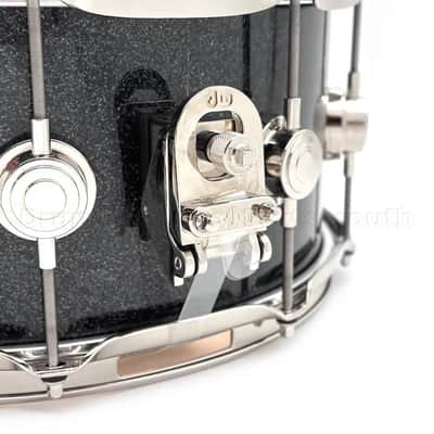 DW Collectors SonicPly Snare Drum 14x6.5 Black Ice w/Nickel Hardware image 2