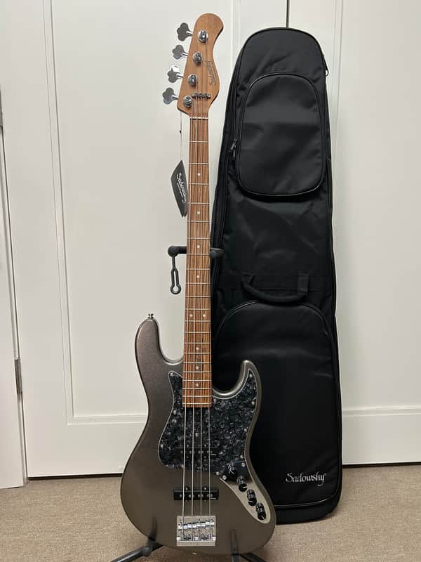 Sadowsky MetroExpress Vintage J/J 4 String Bass w/Morado Fingerboard - Silver Metallic image 1