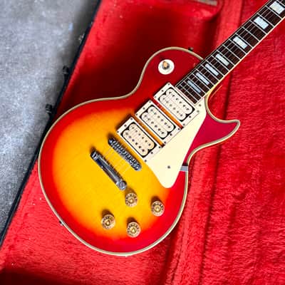 Greco EG-600 Custom Ace Frehley 1978 - Cherry sunburst 3 pickup les paul Singlecut original vintage Fujigen MIJ Japan MOT image 5