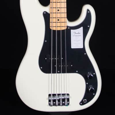 Fender Standard Precision Bass, Maple FB, Olympic White image 1