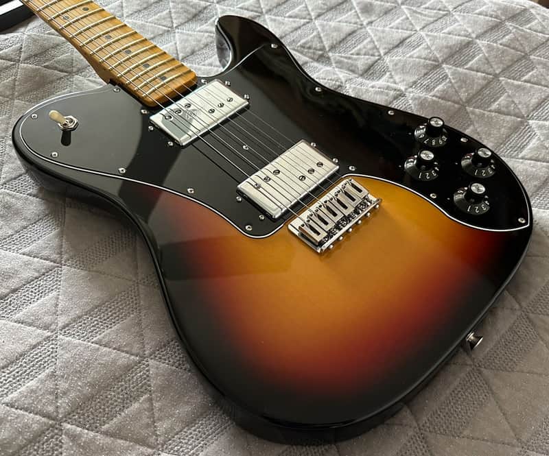 Fender American Vintage II 1975 Telecaster Deluxe Electric Guitar 3-Color Sunburst image 1