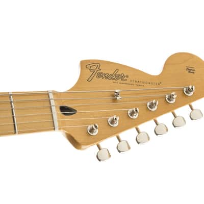 Fender Jimi Hendrix Stratocaster Guitar Maple Fingerboard, Olympic White w/ Gig Bag image 5