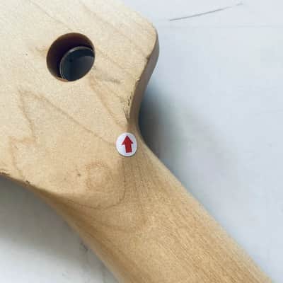 Harley Benton 4 String Jazz Bass Style Neck, 20 Frets Fingerboard, Sunburst Headstock image 6