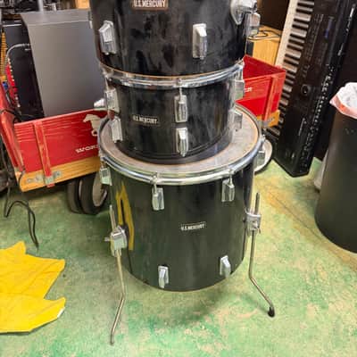 U.S. Mercury Black drum set - Black image 1