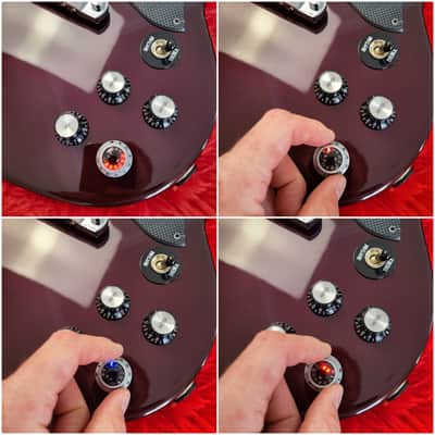 2008 Gibson SG Robot Special Version 1 - Metallic Purple - All Original - With Original Gibson Case & Case Candy image 6