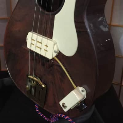 VINTAGE RARE NEW MASTRO BY MACCAFERRI ACOUSTIC ELECTRIC PLASTIC GUITAR image 4