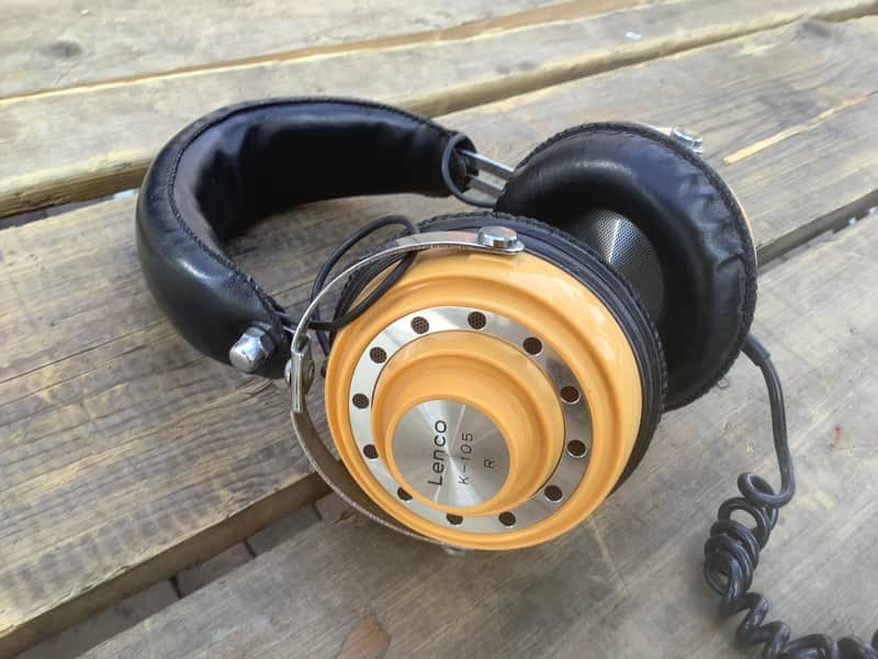Casque Audio Vintage Lenco K 106 - Belle état - Fonctionnel