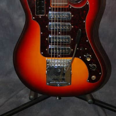 Conrad 4 Pickup Baritone Pro Setup Original Case 1966 Sunburst image 2
