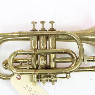 Boston Musical Instrument Company Three Star Ne Plus Ultra Cornet NICE image 1