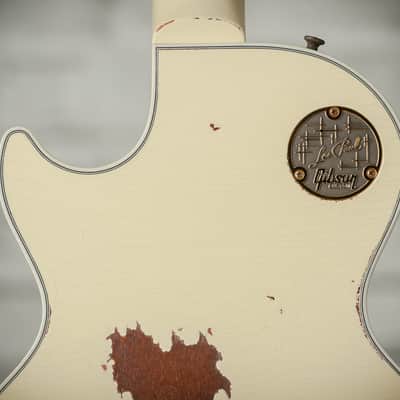 Immagine Gibson Les Paul Custom Murphy Lab Heavy Aged Classic White - 21