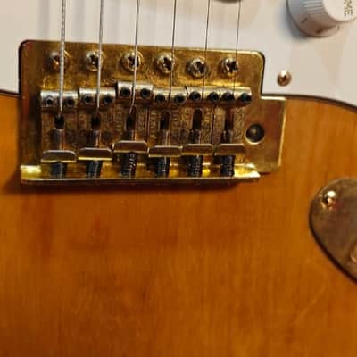 Fender The Strat with Rosewood Fretboard 1980 Candy Apple Red Matching headstock Stripped body image 8