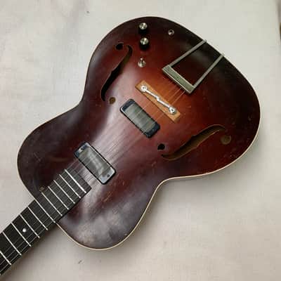 Kay Harmony Regal Archtop 1950s Refurbished With Silverfoils - Rockabilly Rat Rod image 6