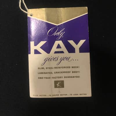 Kay K5160 Acoustic 1960's - sunburst image 13