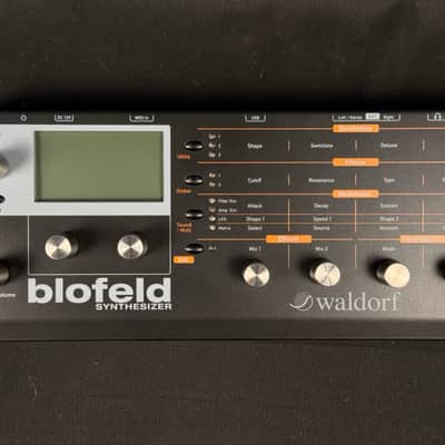 Waldorf Blofeld Desktop Synthesizer - Black Shadow