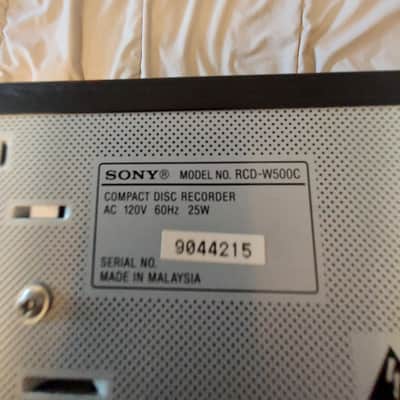 Sony cd recorder/player Rcd 500c - Black image 8