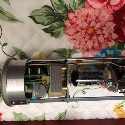 Skipper Wise's Blue U47 Microphone with EF86 Tube, Telefunken Body, Flight Case, PSU (U-47, U 47) image 10